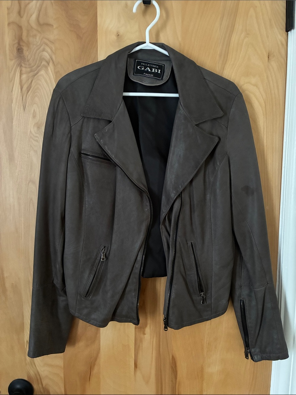 Women’s Dark Brown Leather Jacket